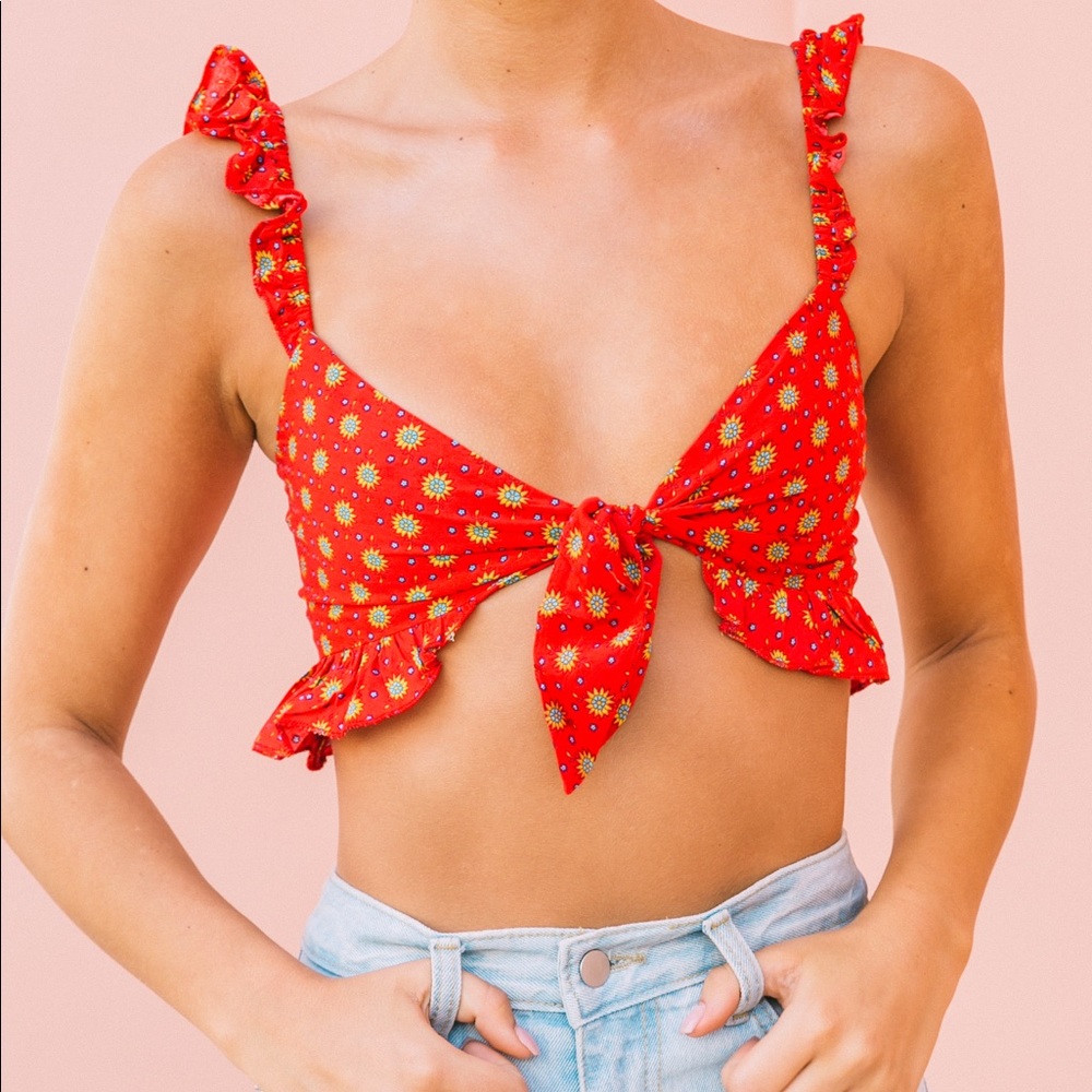 CHARCOAL Love Ballad Crop Top